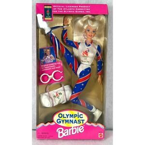Olympic Gymnast Barbie Doll Mattel Vintage '90's New In Box 1996 15123 NRFB